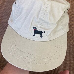 Vintage black dog brand hat